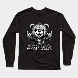 Cute and Metalhead Teddy Bear Long Sleeve T-Shirt